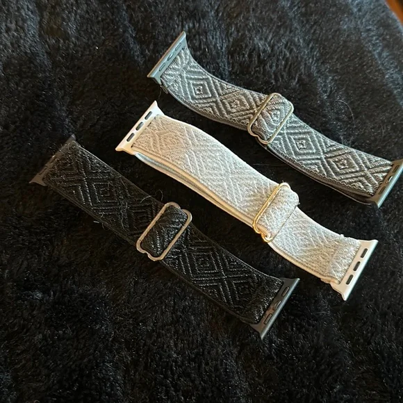 Apple Watch Bands -Elastic Woven Print - Picture 1 of 5